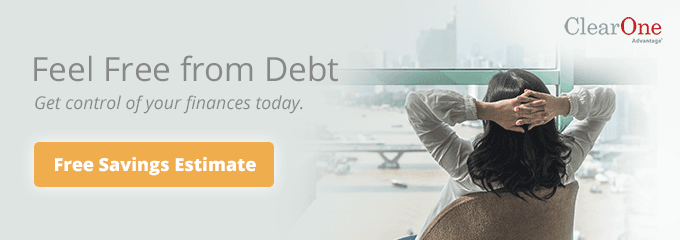 Get a free debt relief savings estimate